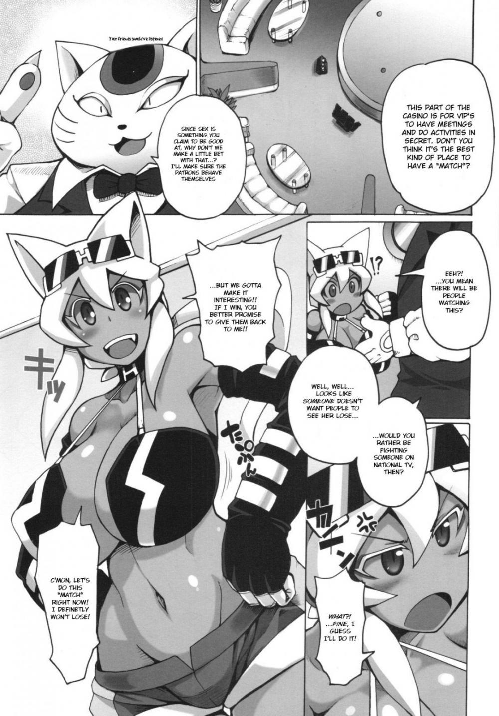 Hentai Manga Comic-Nekoneko Fight Nisarame-Read-4